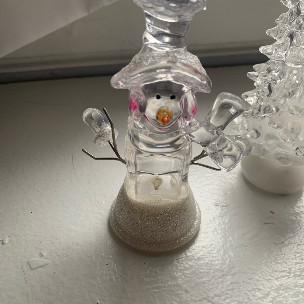 Festive Glass &  Plastic Holiday Figurines Set Of 3
4/$20 - Picture 4 of 7